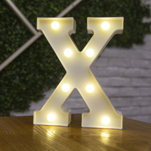 Alphabet Letter LED Lights Luminous Number Lamp Decor Battery Night Light for home Wedding Birthday Christmas party Decoration(D0101HIXGDU.)