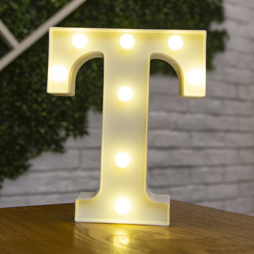Alphabet Letter LED Lights Luminous Number Lamp Decor Battery Night Light for home Wedding Birthday Christmas party Decoration(D0101HIXGYW.)