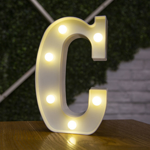 Alphabet Letter LED Lights Luminous Number Lamp Decor Battery Night Light for home Wedding Birthday Christmas party Decoration(D0101HIXGVU.)