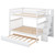 Full over Full Bunk Bed with Trundle and Staircase