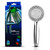 LED Shower Head Handheld Color-Changing Automatically Hydropower without Batteries