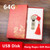 Chinese Style Dragon And Phoenix Shape Stick Flashdrive ; 64G With Chinese Knot Lanyard Gift Box Suitable For Windows Mac; Alloy Material