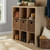 9 cube storage box; bookcase; display case; storage cabinet.