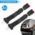 2Pcs Car Seat Belt Extender 14.37in Buckle Tongue Webbing Extension Safety Belt