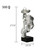 Creative Home Decoration European Resin Crafts Silence Is Gold Abstract Sculpture Decoration Living Room Office Desktop Decoration(D0101H2GNZA.)