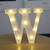 Alphabet Letter LED Lights Luminous Number Lamp Decor Battery Night Light for home Wedding Birthday Christmas party Decoration(D0101HIXGDY.)