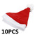 10Pcs/Set Christmas Hat Santa Novelty Hat Kids Christmas Decorations For New Year Party Supplies Home Santa Claus Gift Navidad(D0101HIVMW7.)