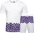 Men's Casual Crack Pattern Suits Fashion Short Sleeve T-Shirt And Shorts Loose Two-Piece Sets