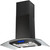 36 inch Stainless Steel Island Mount Range Hood 900CFM Tempered Glass w/LED Lights