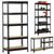 5-tier Metal Shelving Unit Adjustable Garage Storage Utility Rack Heavy Duty Shelves Organization Multipurpose Shelf Warehouse Basement Kitchen Living Room pantry 27.6"Wx12"Dx59"
