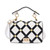Leather Bags Women New 2022 Square Shoulder Bags Classic Black And White Plaid Messenger Bags Checkerboard Fashion Metal Rivet