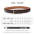 Men's Genuine Leather Dress Belt Fashion & Classic Casual Belts With Single Prong Buckle For Jeans Pants Work And Business Gifts For Dad Husband