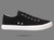 Fear0 NJ Simple Black/White Skateboard Gum Grip Skateboard Canvas Sneakers Men