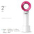 Mini Portable desk Fan USB Rech Mini Portable Fan USB Rechargeable Night Light Cooling Handheld Fan Three Speed Adjust