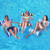 2pcs Swimming Water Pool Floats Hammock; Adults for Size Water Hammock Lounger; Multi-Purpose 4-in-1 Swimming Water Floating Rafts