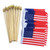 100 pcs Handheld American flag