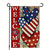 4th Of July Patriotism Linen Double Sided Garden Flag