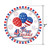 Dinnerware Set for independence day Decorations