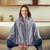 59 Plus 31in USB Heated Blanket Poncho Shawl
