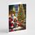 Weimaraner and Santa Claus Greeting Cards Pack of 8 Blank Cards
