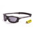 OCEAN LAKE GARDA Polarized Sunglasses Kiteboarding Surf Water Sports (Frame Matte Black, Lens Smoke)