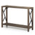 Console Table with Storage Shelf, R-shape Side Iron Sheet and Plastic Foot Pads for Entryway, Front Hall, Hallway and Living Room XH