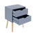 Modern Nightstand, End Table, Side Table with Storage Drawer, Living Room Bedroom Furniture