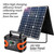 200W Peak Power Station, Flashfish CPAP Battery 166Wh 45000mAh Backup Power Pack  With 50W 18V Portable Solar Panel, FLASHFISH Foldable Solar Charger