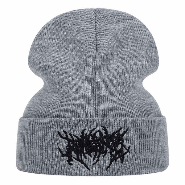 New personality Embroidery Beanies Hat Men Woman Fashion winter Warm hat Knitted Soft Caps Bone Ski Skullies wool hats gorras