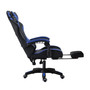 PU gaming chair, swivel recliner with adjustable backrest and seat height, high back gaming chair with footrest, office chair with 360° swivel, suitable for office or gaming PU gaming chair, swivel recliner with adjustable backrest and seat height, high back gaming chair with footrest, office chair with 360° swivel, suitable for office or gaming