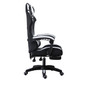 PU gaming chair, swivel recliner with adjustable backrest and seat height, high back gaming chair with footrest, office chair with 360° swivel, suitable for office or gaming PU gaming chair, swivel recliner with adjustable backrest and seat height, high back gaming chair with footrest, office chair with 360° swivel, suitable for office or gaming