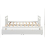 THE TWIN BED CAN BE EXPANDED AND 2 DRAWERS FOR WHITE COLOR THE TWIN BED CAN BE EXPANDED AND 2 DRAWERS FOR WHITE COLOR