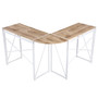 Corner Computer Desk Foldable Writing Study Table Rustic Home Office Workstation Industrial L-Shaped Desk Corner Computer Desk Foldable Writing Study Table Rustic Home Office Workstation Industrial L-Shaped Desk