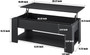Lift Top Coffee Table with Storage Compartment, Black