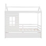 Twin Size House Bed Wood Bed with Twin Size Trundle Twin Size House Bed Wood Bed with Twin Size Trundle