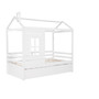 Twin Size House Bed Wood Bed with Twin Size Trundle Twin Size House Bed Wood Bed with Twin Size Trundle
