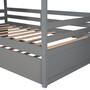 Twin Size House Bed Wood Bed with Twin Size Trundle Twin Size House Bed Wood Bed with Twin Size Trundle