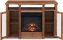 Electric Fireplace TV Stand Storage Shelf for Living Room