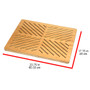 Oceanstar Bamboo Floor and Bath mat with Non-Slip Rubber Feet Oceanstar Bamboo Floor and Bath mat with Non-Slip Rubber Feet