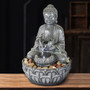 11.1inches Meditation Buddha Water Fountain Relaxing Decor for Home Office 11.1inches Meditation Buddha Water Fountain Relaxing Decor for Home Office