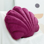 Velvet Sea Shell Throw Pillow Scallop Shaped Pillow with Insert for Sofa Bed Chair