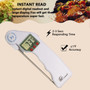 E-57-WO Kt Thermo Instant Read Digital Thermometer, Super Fast Meat Thermometer with Digital LCD, Long Folding Probe for Cooking BBQ Grill Steakchicken E-57-WO Kt Thermo Instant Read Digital Thermometer, Super Fast Meat Thermometer with Digital LCD, Long Folding Probe for Cooking BBQ Grill Steakchicken