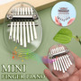 Mini 8 Keys Kalimba Thumb Piano Portable Clear Finger Piano Kalimba Instrument Mini 8 Keys Kalimba Thumb Piano Portable Clear Finger Piano Kalimba Instrument