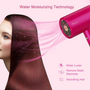 Water Ionic Hair Dryer; 1800W Blow Dryer With Magnetic Nozzle 2 Speed And 3 Heat Settings Powerful Low Noise Fast Drying Travel Hair Dryer For Home Travel Water Ionic Hair Dryer; 1800W Blow Dryer With Magnetic Nozzle 2 Speed And 3 Heat Settings Powerful Low Noise Fast Drying Travel Hair Dryer For Home Travel