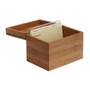 Oceanstar Bamboo Recipe Box with Divider Oceanstar Bamboo Recipe Box with Divider
