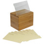 Oceanstar Bamboo Recipe Box with Divider Oceanstar Bamboo Recipe Box with Divider