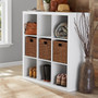 9 cube storage box; bookcase; display case; storage cabinet.