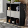 9 cube storage box; bookcase; display case; storage cabinet.
