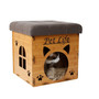 Pet Life Foldaway Collapsible Designer Cat House Furniture Bench Pet Life Foldaway Collapsible Designer Cat House Furniture Bench