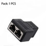 RJ45 Splitter Adapter; Aoiutrn USB 1 To 2 Network Connector Dual LAN Ethernet Socket 8P8C Extender Plug Cable For Cat5; Cat5e; Cat6; Cat7